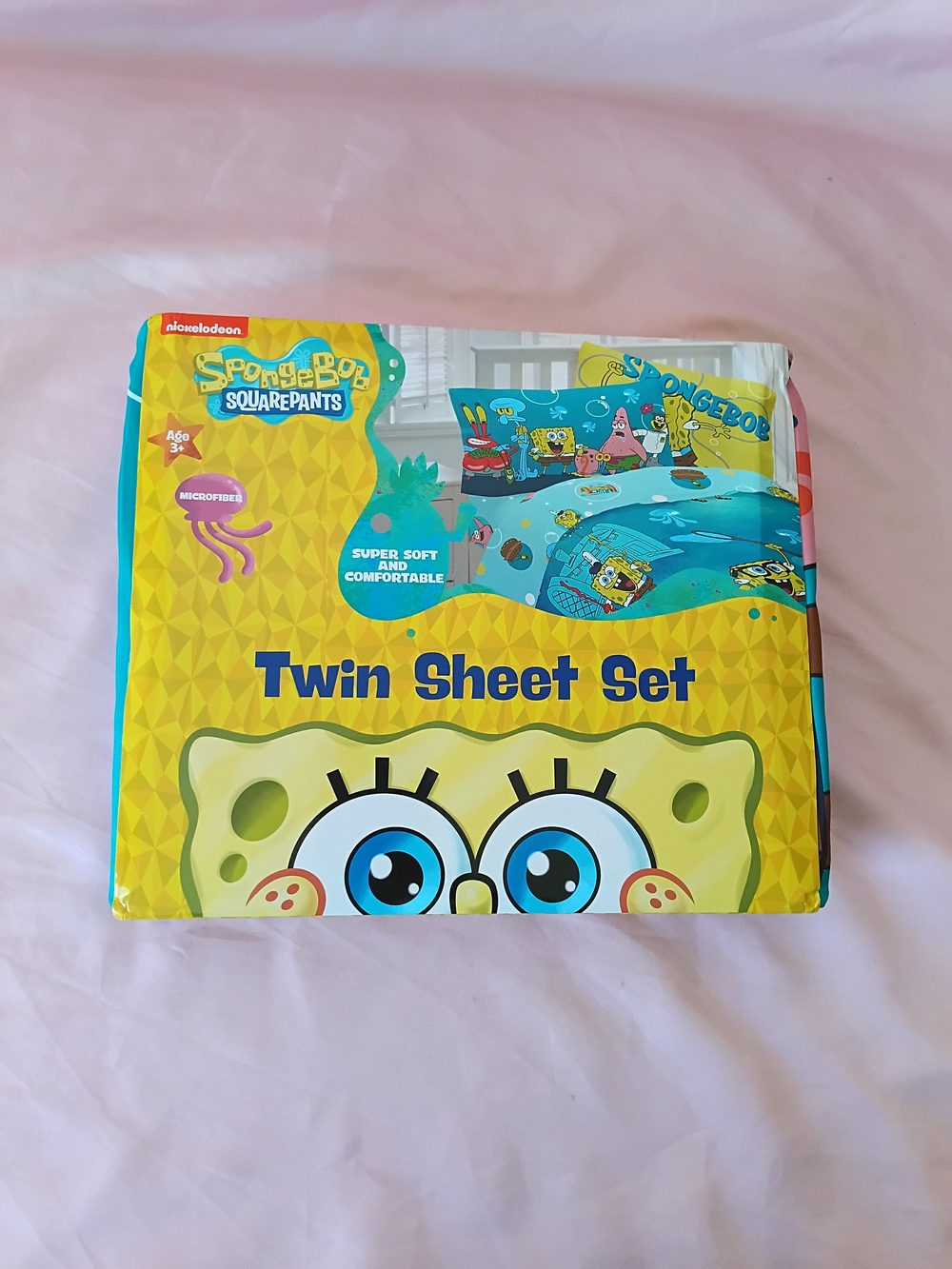 SpongeBob SquarePants 3pc. Twin Sheet Set - Yellow/Blue